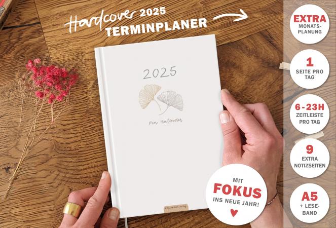 Terminkalender 2025 als Hausaufgabenheft oder Schülerkalender Mädchen Teenager verwendbar
